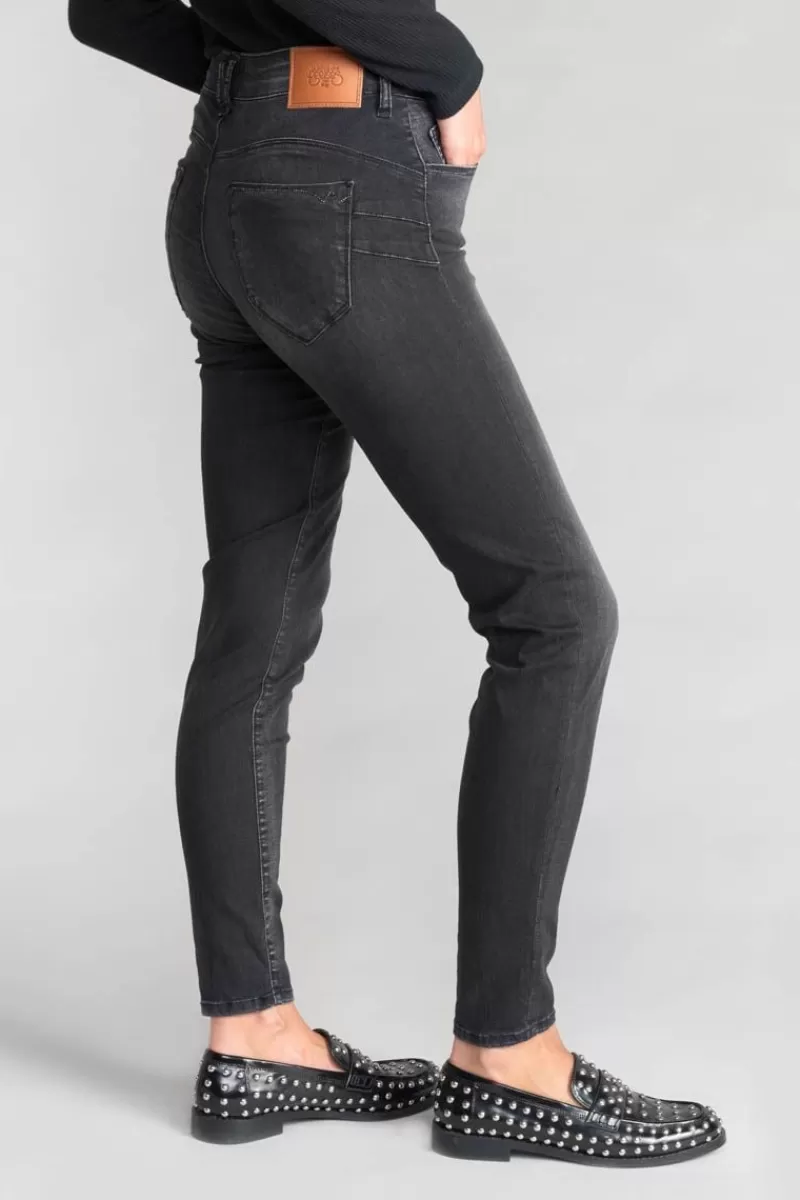 Le Temps des Cerises Coupe Slim-Acya Pulp Slim Taille Haute 7/8Eme Jeans Noir N°1 Black / Black