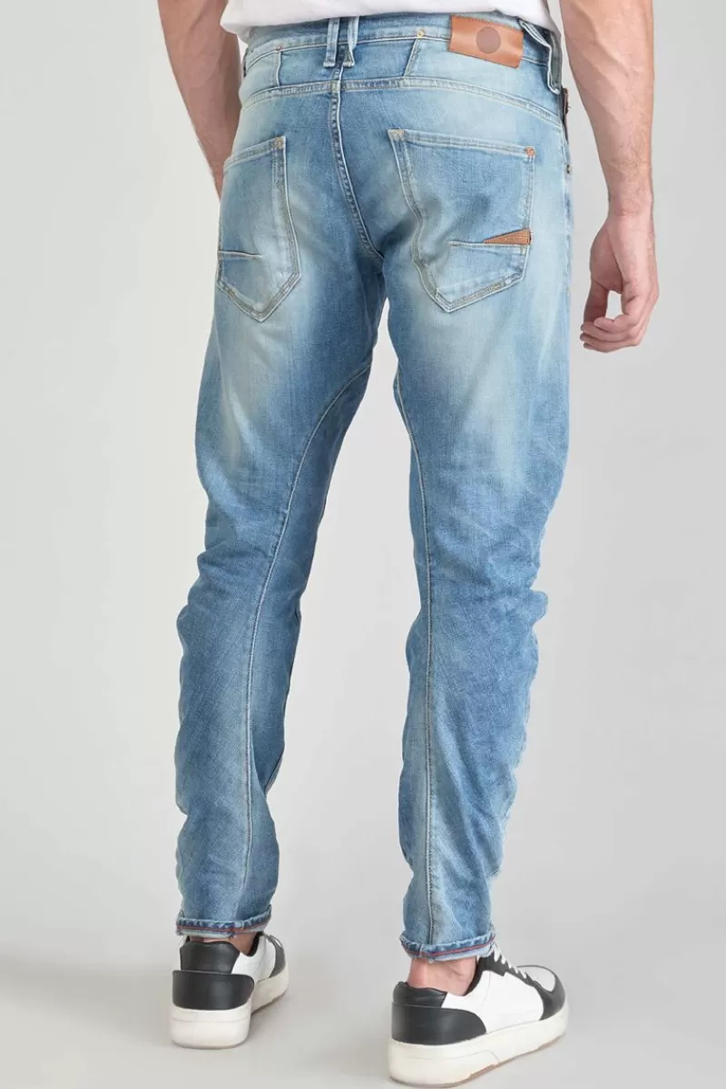 Le Temps des Cerises Coupe Tapered-Alost 900/03 Tapered Arque Jeans Destroy Bleu N°4 Blue