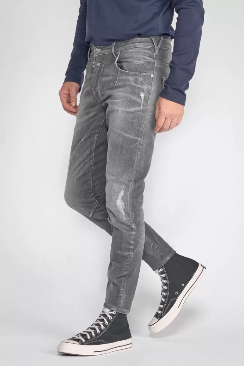 Le Temps des Cerises Coupe Tapered-Alost 900/3 Tapered Arque Jeans Destroy Gris N°1 Grey