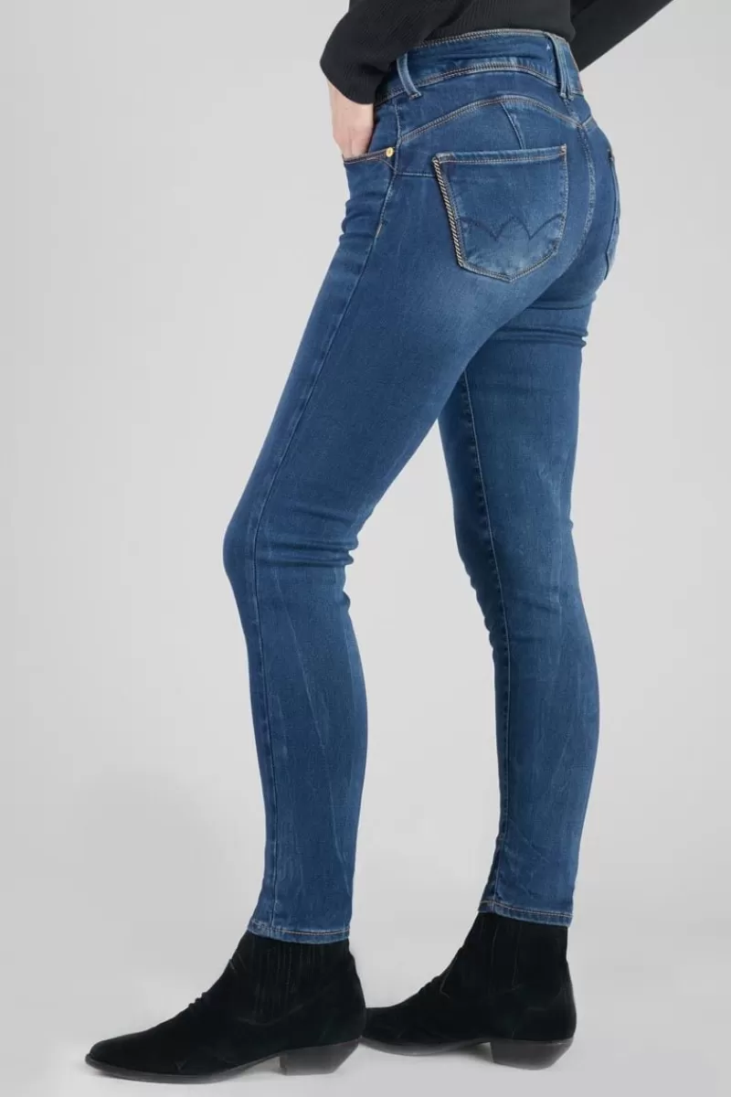 Le Temps des Cerises Coupe Slim-Asti Ultra Pulp Slim Taille Haute 7/8Eme Jeans Bleu N°2 Blue
