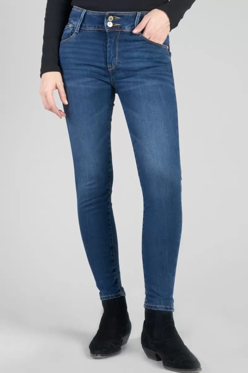 Le Temps des Cerises Coupe Slim-Asti Ultra Pulp Slim Taille Haute 7/8Eme Jeans Bleu N°2 Blue