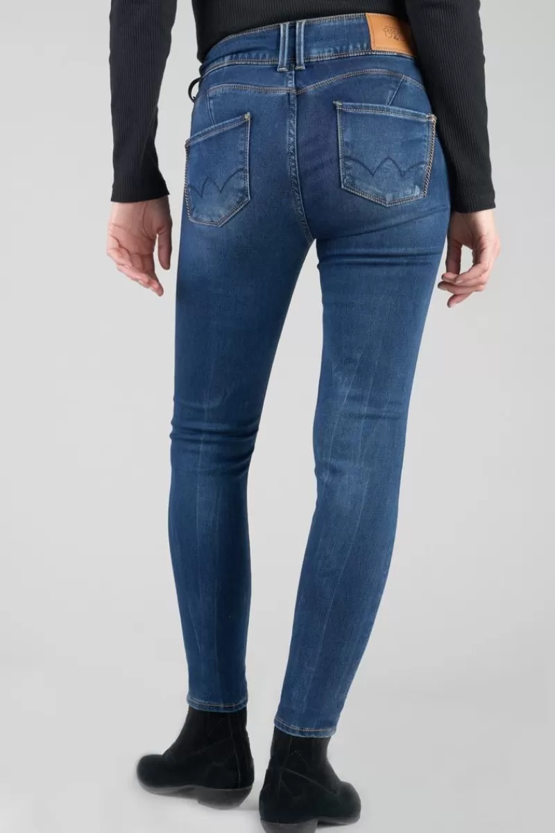 Le Temps des Cerises Coupe Slim-Asti Ultra Pulp Slim Taille Haute 7/8Eme Jeans Bleu N°2 Blue