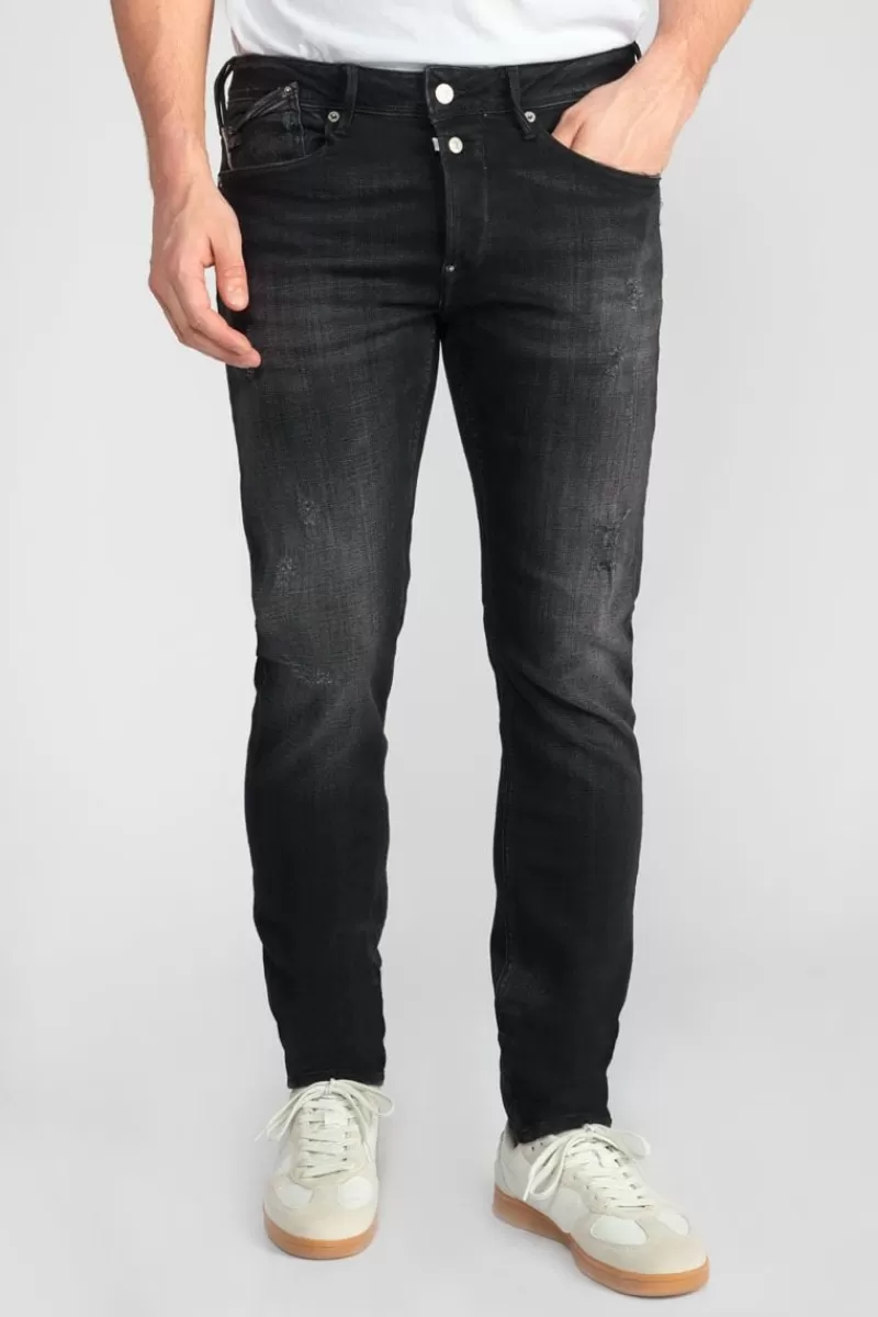 Le Temps des Cerises Coupe Adjusted-Basic 600/17 Adjusted Jeans Destroy Noir N°1 Black-Black