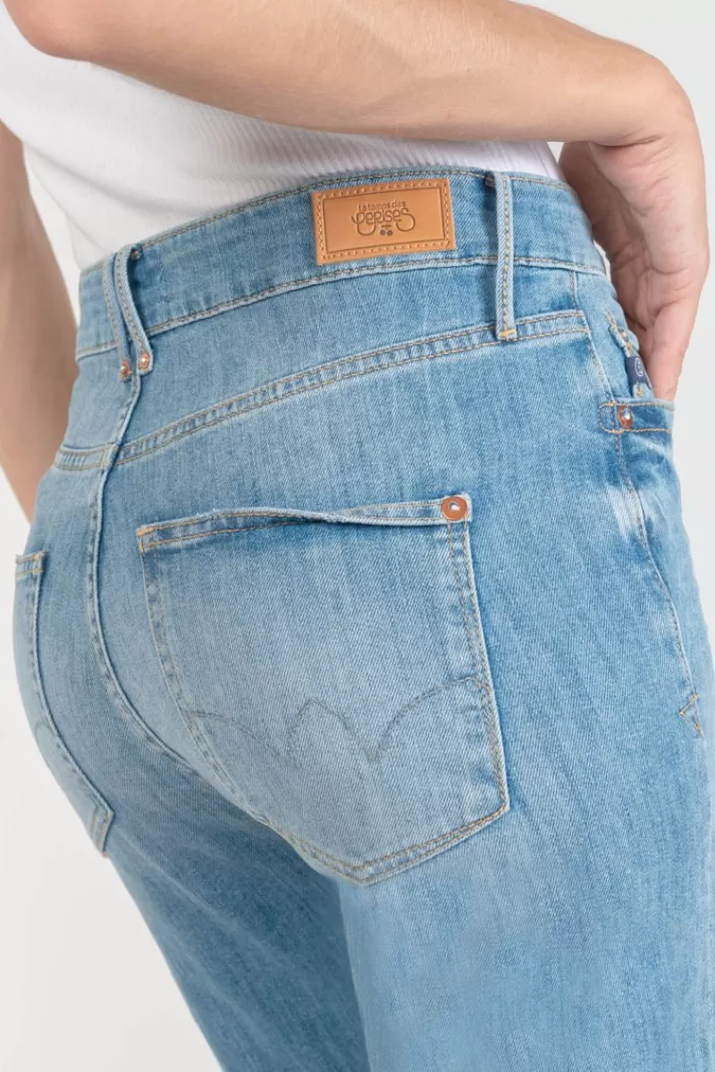 Le Temps des Cerises Coupe Regular-Basic 400/18 Mom Taille Haute 7/8Eme Jeans Bleu N°4 Blue
