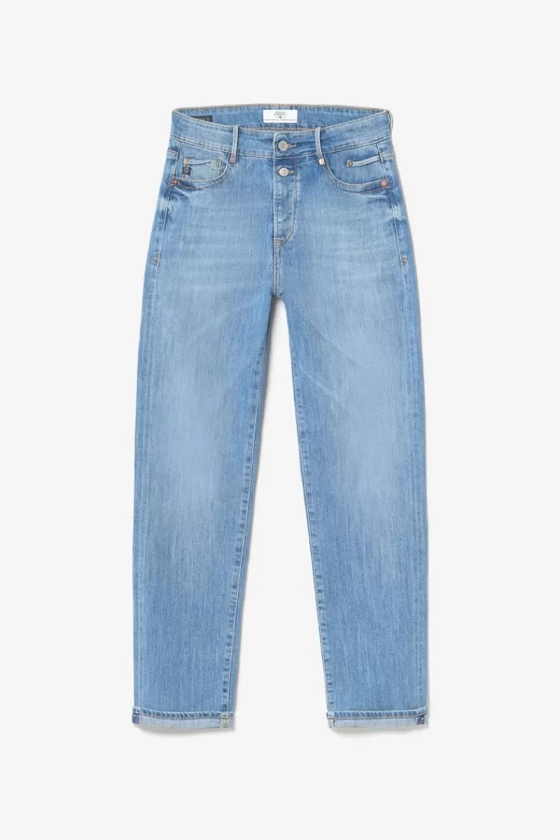Le Temps des Cerises Coupe Regular-Basic 400/18 Mom Taille Haute 7/8Eme Jeans Bleu N°4 Blue