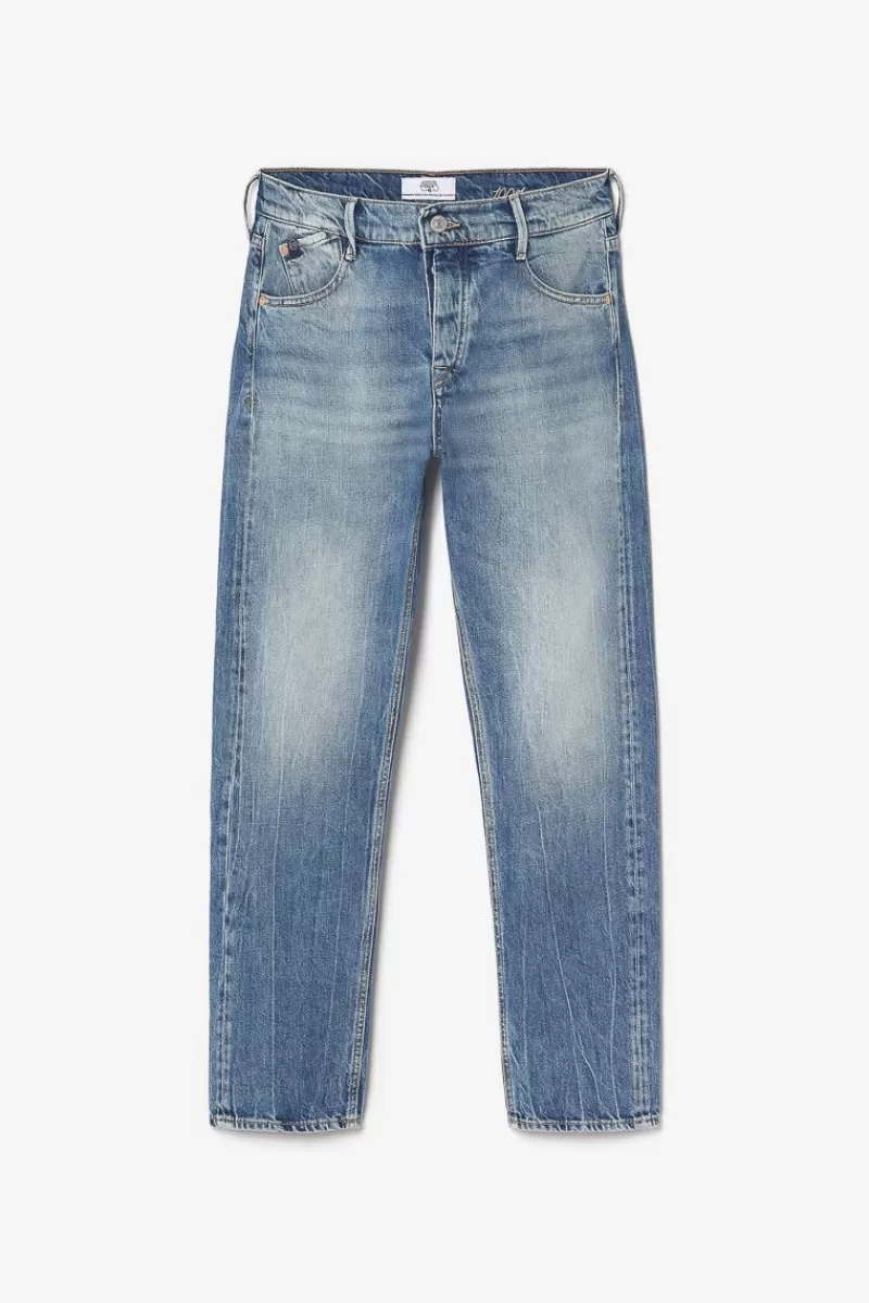 Le Temps des Cerises Coupe Mom-Basic 400/20 Mom Taille Haute 7/8Eme Jeans Bleu N°4 Blue