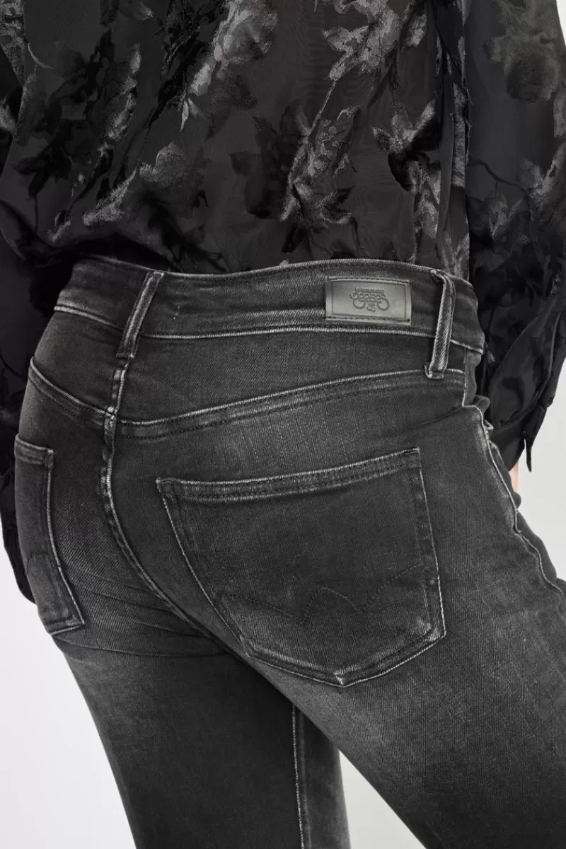 Le Temps des Cerises Coupe Regular-Basic 400/17 Mom Taille Haute 7/8Eme Jeans Noir N°1 Black / Black