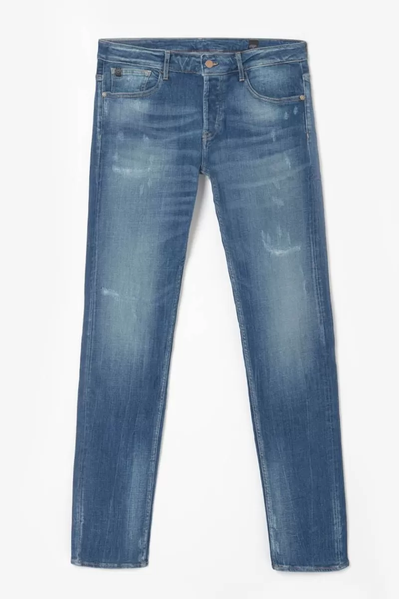 Le Temps des Cerises Coupe Regular Confort-Basic 600/11 Regular Jeans Destroy Bleu N°3 Blue