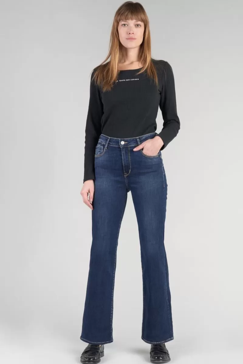 Le Temps des Cerises Coupe Regular-Basic Pulp Regular Taille Haute 7/8Eme Jeans Bleu N°1 Blue