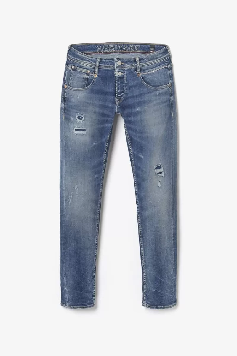 Le Temps des Cerises Coupe Regular Confort-Bellarys 800/12 Regular Jeans Destroy Vintage Bleu N°3 Blue
