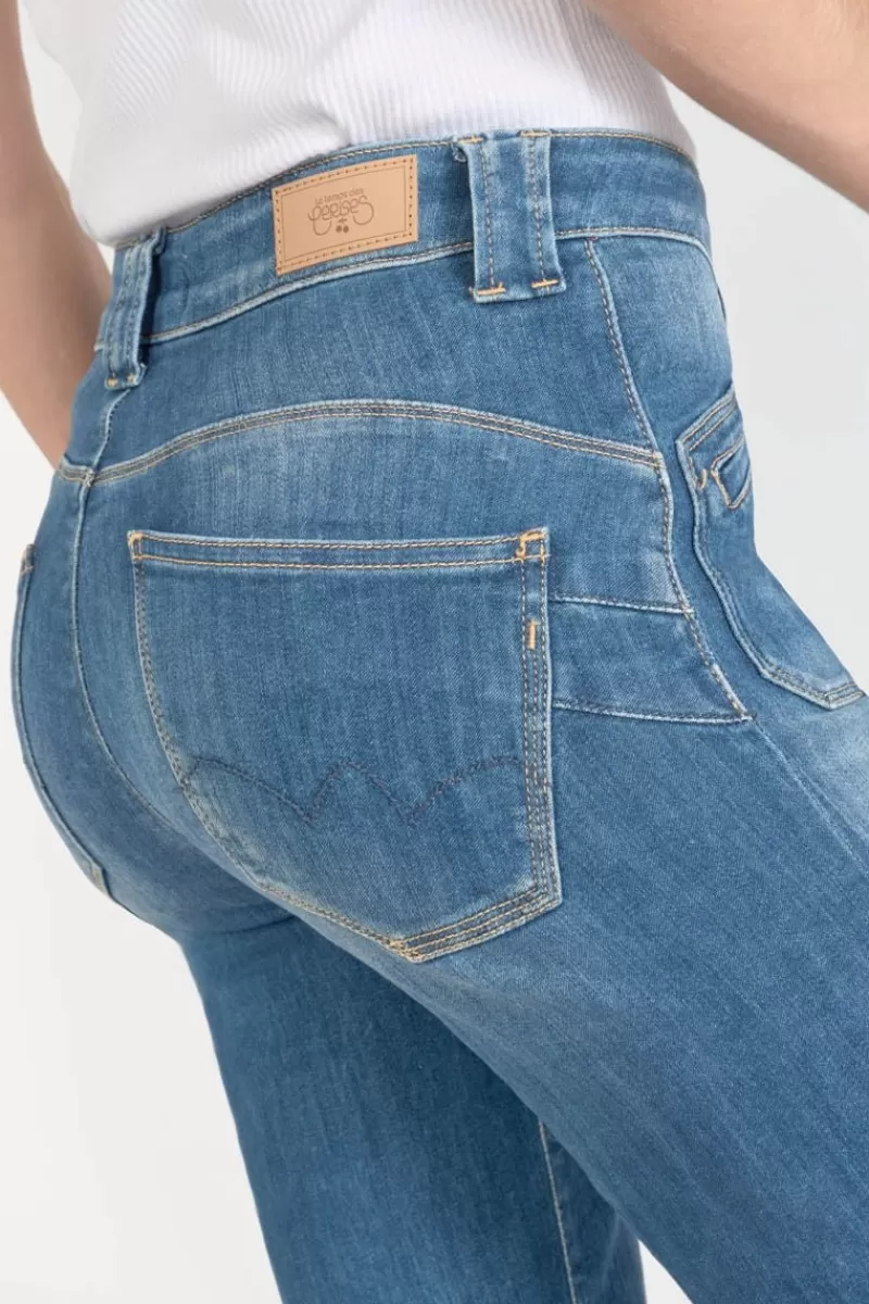 Le Temps des Cerises Taille Haute-Beni Pulp Flare Taille Haute Jeans Bleu N°2 Blue