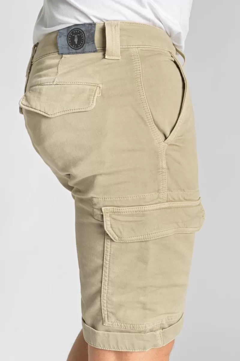 Le Temps des Cerises Bermudas-Bermuda Army Jogg Damon Beige Nomad