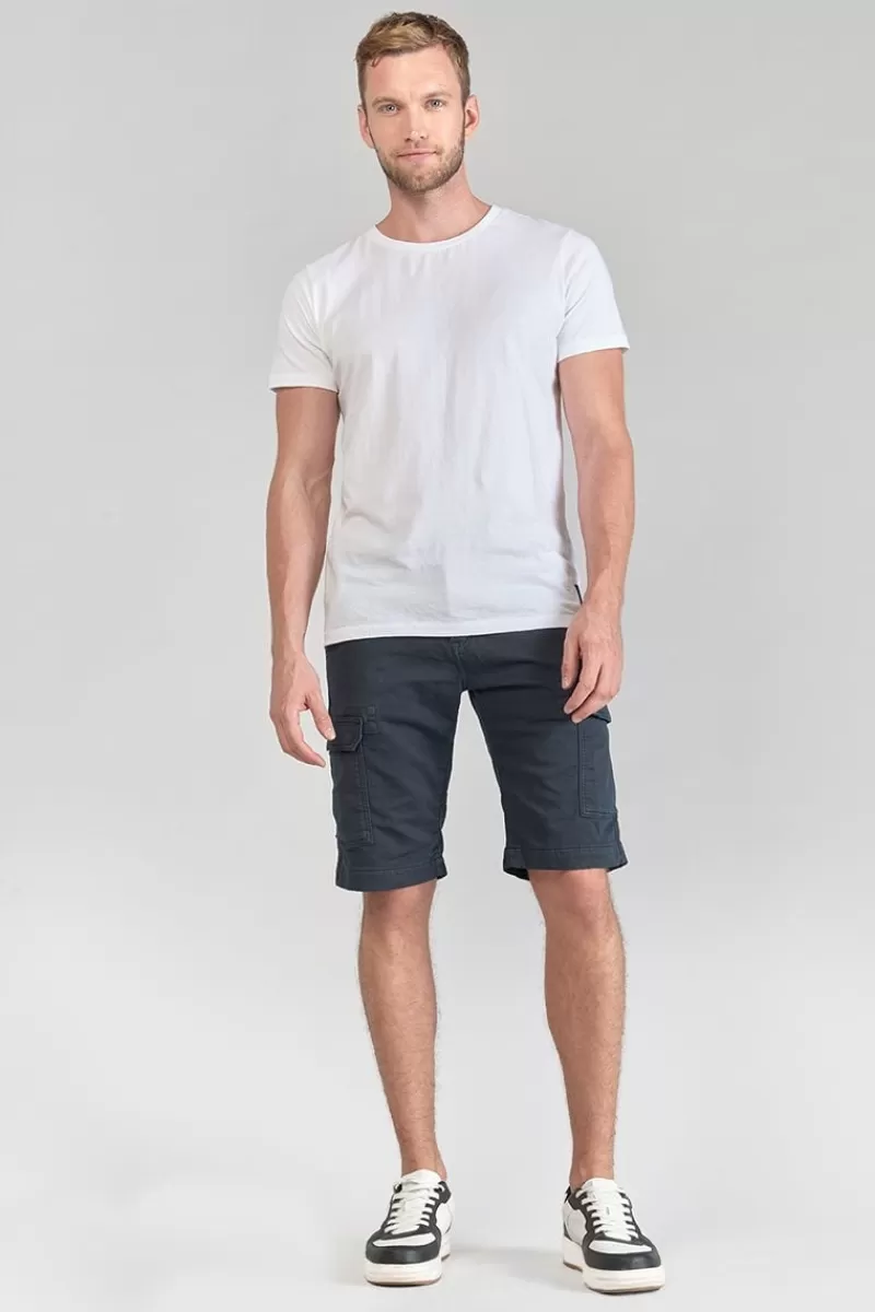 Le Temps des Cerises Shorts & Bermudas-Bermuda Army Jogg Damon Bleu Nuit Eclipse