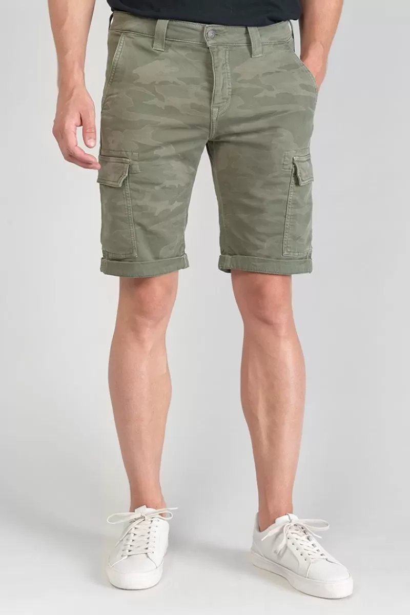 Le Temps des Cerises Shorts & Bermudas-Bermuda Army Jogg Damon Kaki Camo Khaki Camo