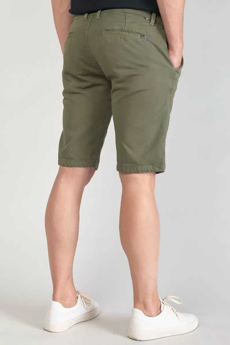 Le Temps des Cerises Shorts & Bermudas-Bermuda Chino Jogg Swoop Kaki Leaf