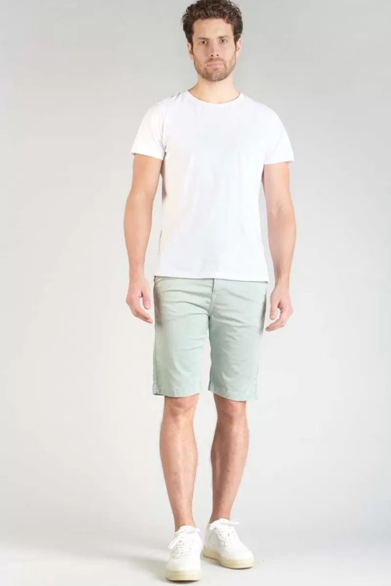 Le Temps des Cerises Shorts & Bermudas-Bermuda Dromel Vert D'Eau Clair Grey Mist