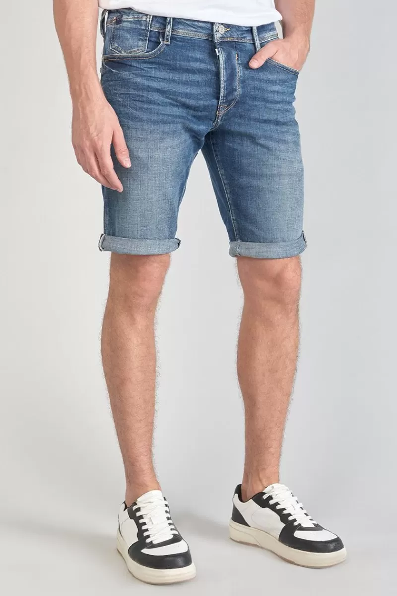 Le Temps des Cerises Bermudas-Bermuda Laredo En Jeans Bleu Moyen Blue