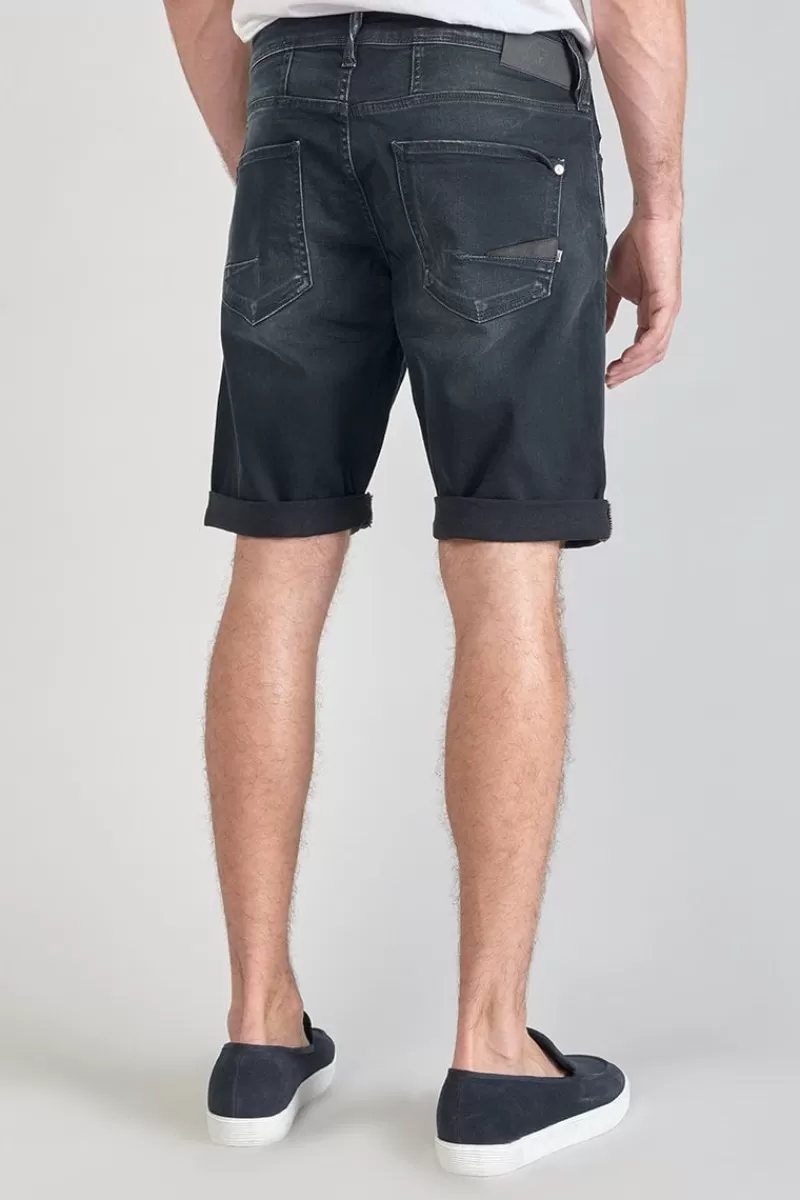 Le Temps des Cerises Bermudas-Bermuda Laredo En Jeans Bleu Noir Blue / Black