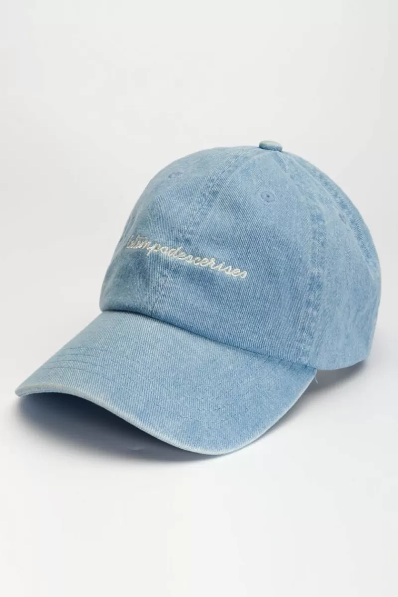 Le Temps des Cerises Chapeaux & Bonnets-Casquette Fannya Bleu Denim Blue Denim