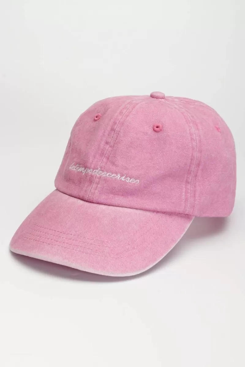 Le Temps des Cerises Chapeaux & Bonnets-Casquette Meziane Rose Delavee Tea Rose