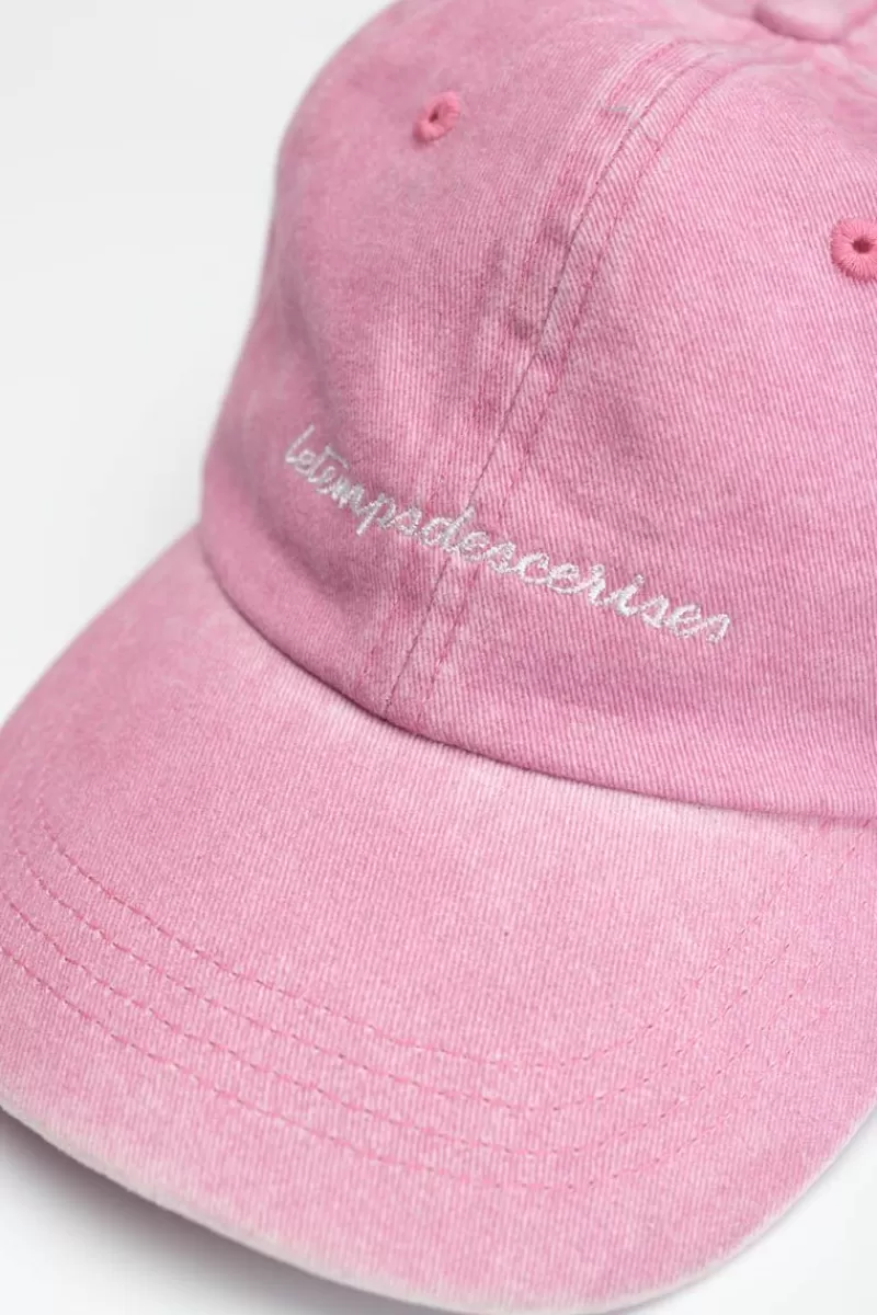 Le Temps des Cerises Chapeaux & Bonnets-Casquette Meziane Rose Delavee Tea Rose