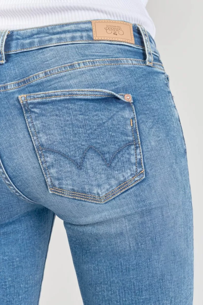 Le Temps des Cerises Jupes & Shorts-Corsaire Oriol En Jeans Bleu Delave Blue