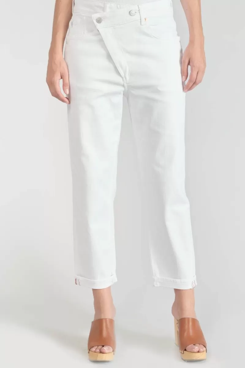 Le Temps des Cerises Coupe Boyfit-Cosy Boyfit 7/8Eme Jeans Blanc White