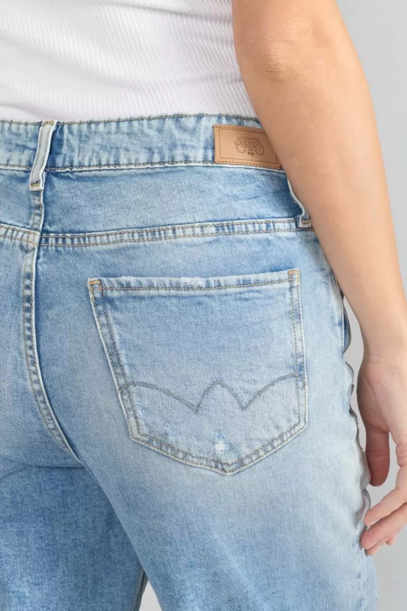 cosy_boyfit_eme_jeans_destroy_bleu_n_5.webp Le Temps des Cerises Coupe Boyfit-Cosy Boyfit 7/8Eme Jeans Destroy Bleu N°5 Blue