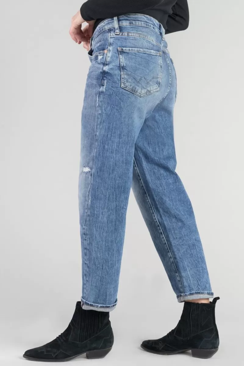 Le Temps des Cerises Coupe Boyfit-Cosy Boyfit 7/8Eme Jeans Destroy Vintage Bleu N°4 Blue