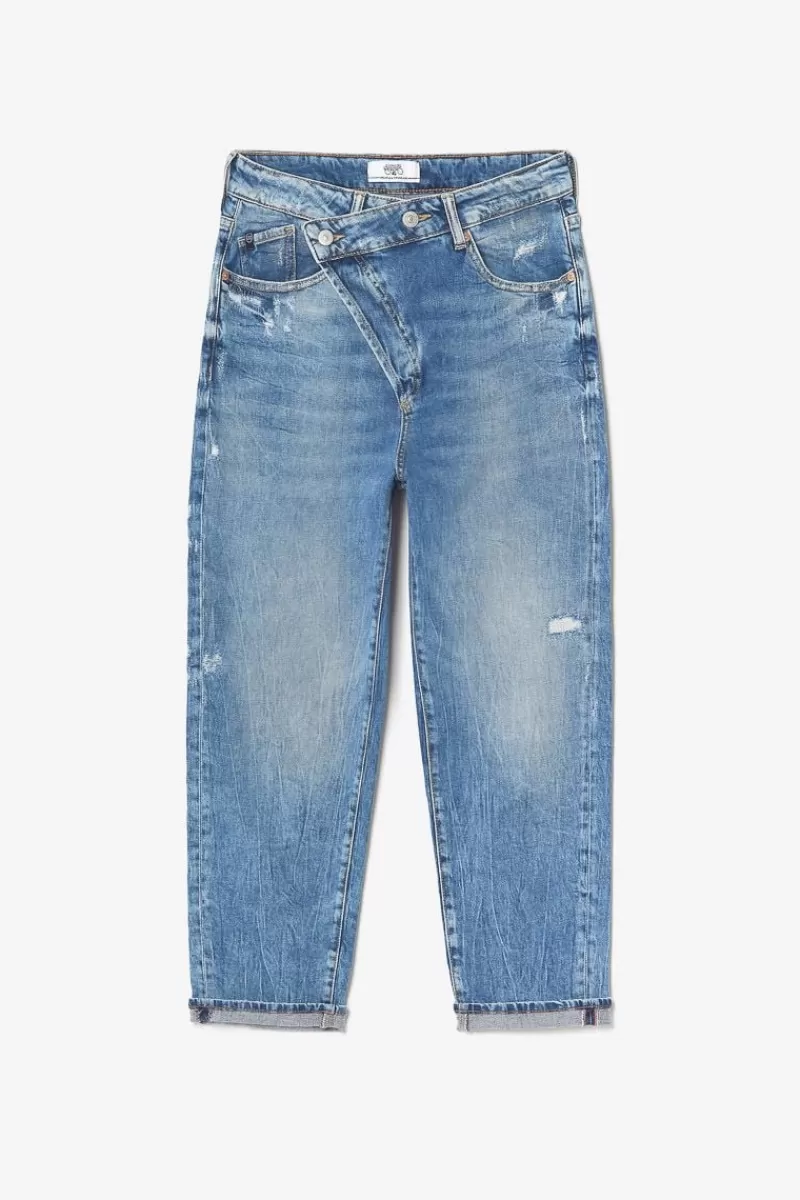Le Temps des Cerises Coupe Boyfit-Cosy Boyfit 7/8Eme Jeans Destroy Vintage Bleu N°4 Blue