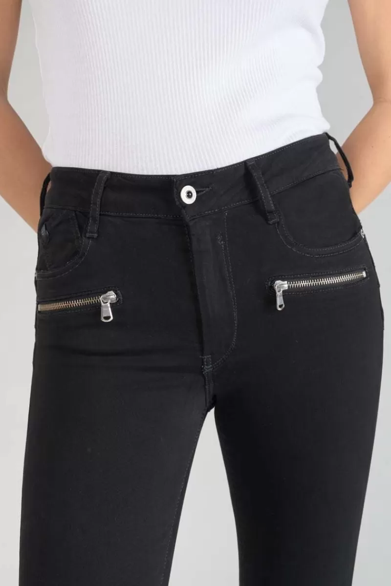 Le Temps des Cerises Coupe Slim-Dado Pulp Slim Taille Haute 7/8Eme Jeans Noir N°0 Black / Black