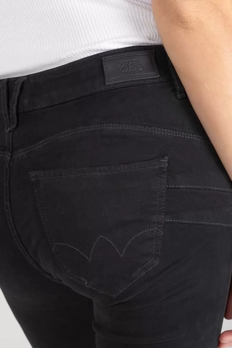 Le Temps des Cerises Coupe Slim-Dado Pulp Slim Taille Haute 7/8Eme Jeans Noir N°0 Black / Black