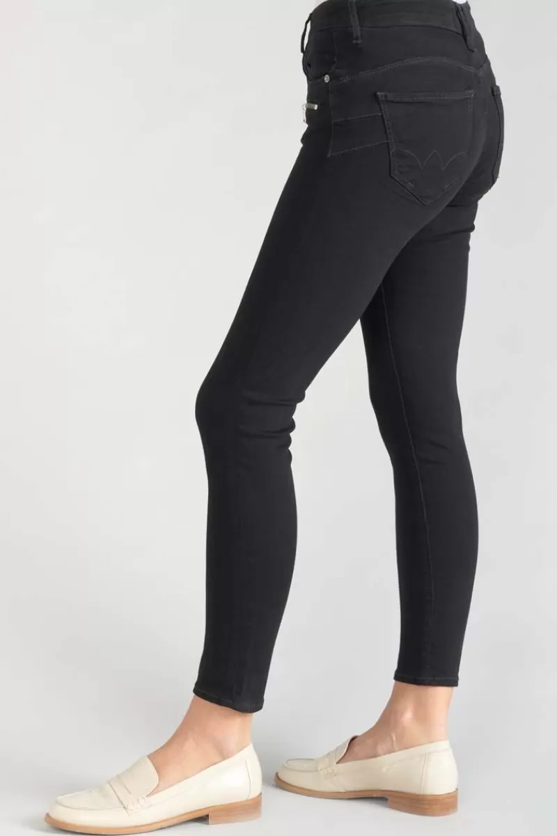 Le Temps des Cerises Coupe Slim-Dado Pulp Slim Taille Haute 7/8Eme Jeans Noir N°0 Black / Black