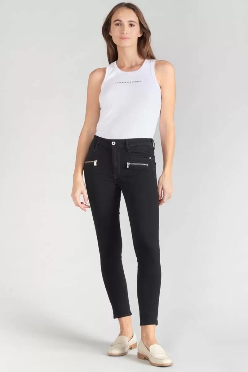 Le Temps des Cerises Coupe Slim-Dado Pulp Slim Taille Haute 7/8Eme Jeans Noir N°0 Black / Black