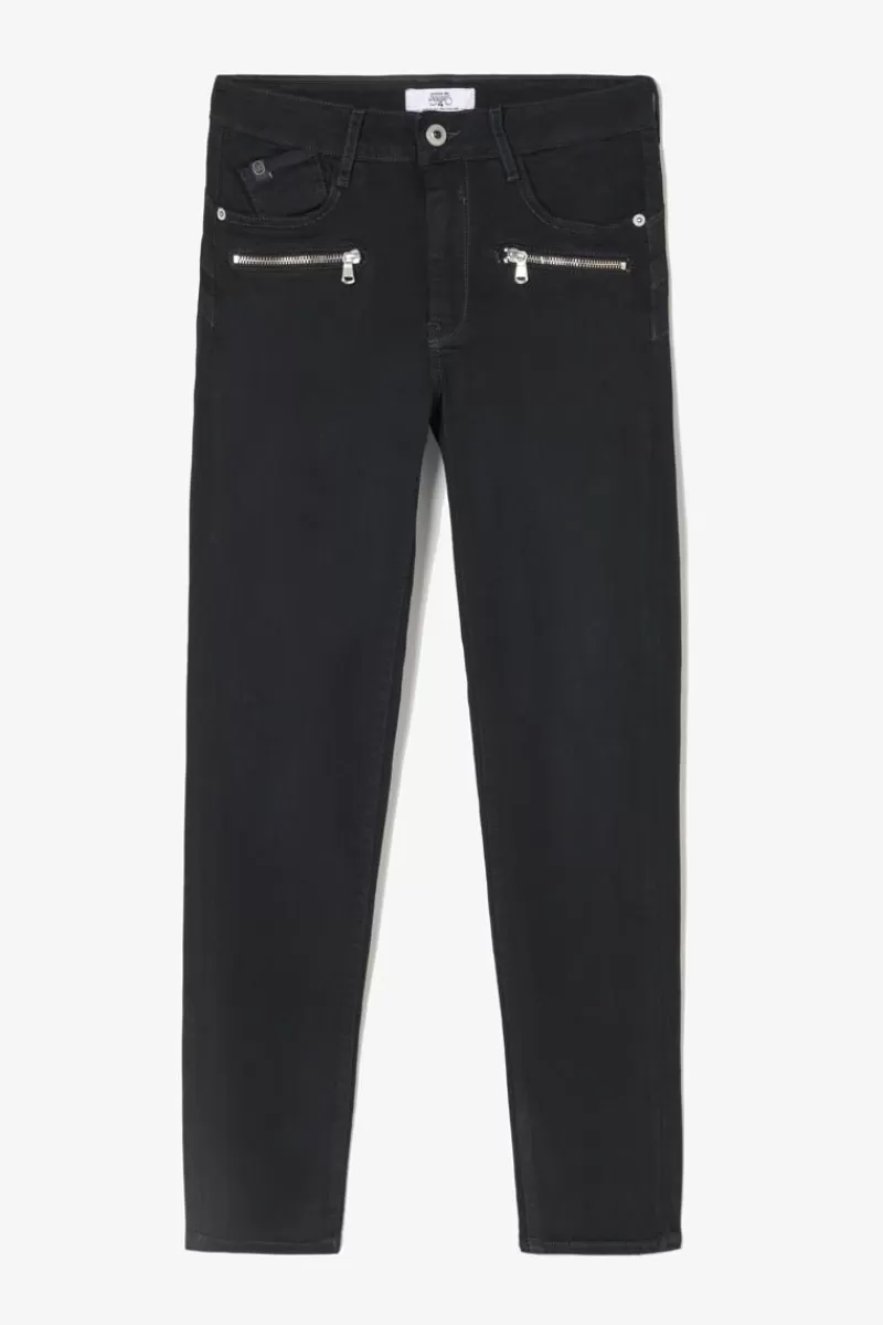 Le Temps des Cerises Coupe Slim-Dado Pulp Slim Taille Haute 7/8Eme Jeans Noir N°0 Black / Black