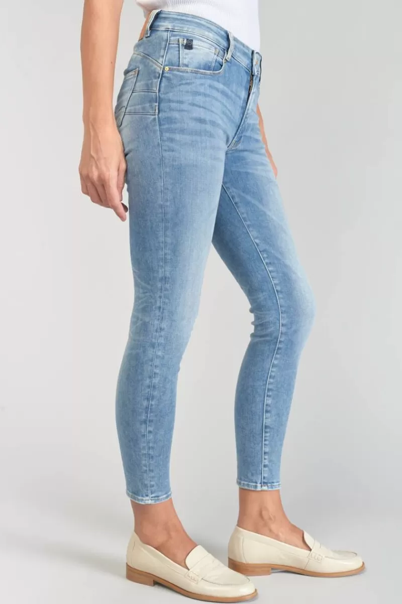 Le Temps des Cerises Coupe Slim-Dari Pulp Slim Taille Haute 7/8Eme Jeans Bleu N°4 Blue