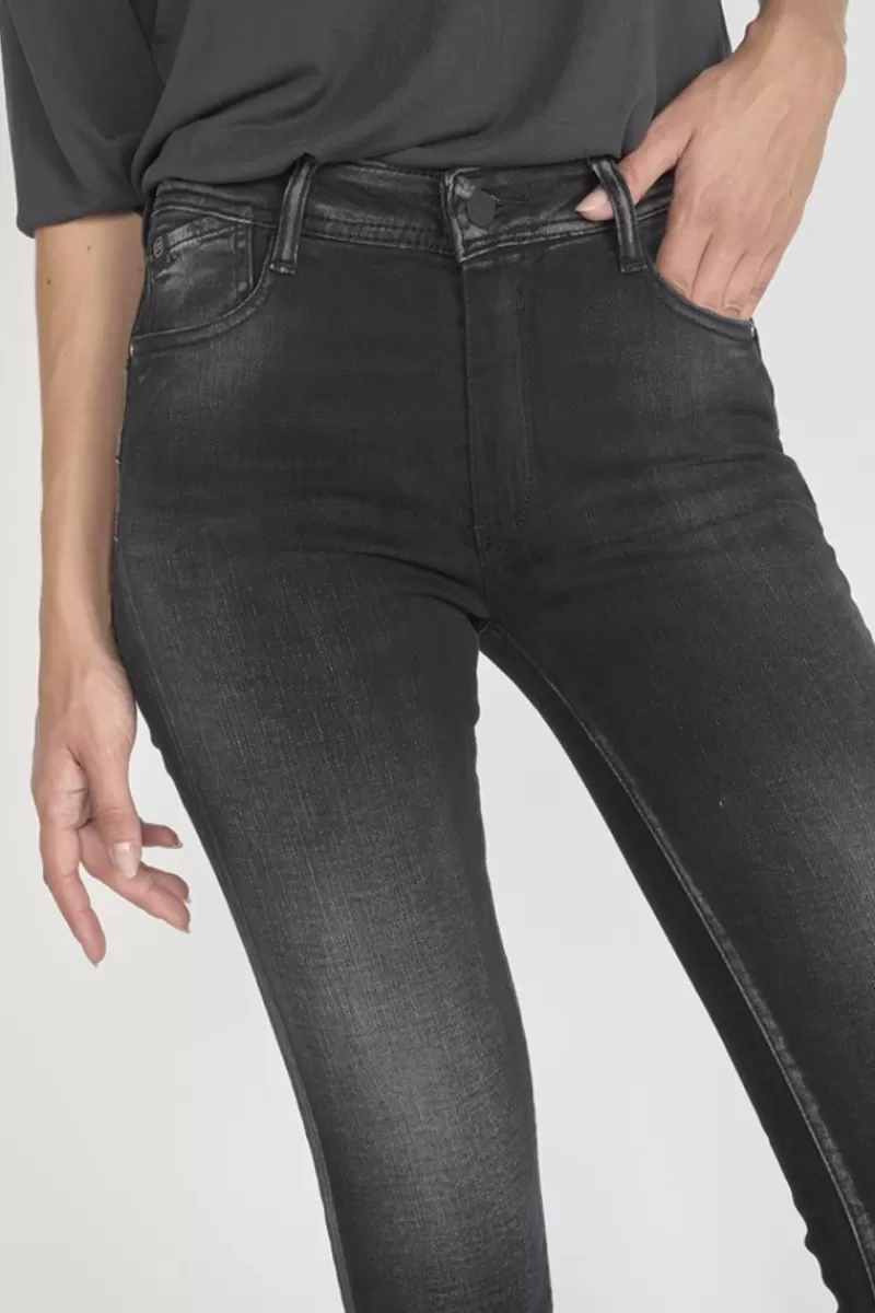 Le Temps des Cerises Coupe Slim-Foley Pulp Slim Taille Haute Jeans Noir N°1 Black / Black