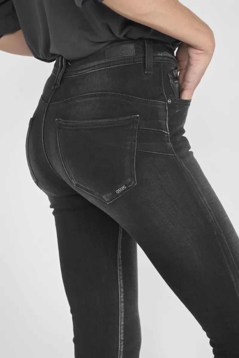 Le Temps des Cerises Coupe Slim-Foley Pulp Slim Taille Haute Jeans Noir N°1 Black / Black