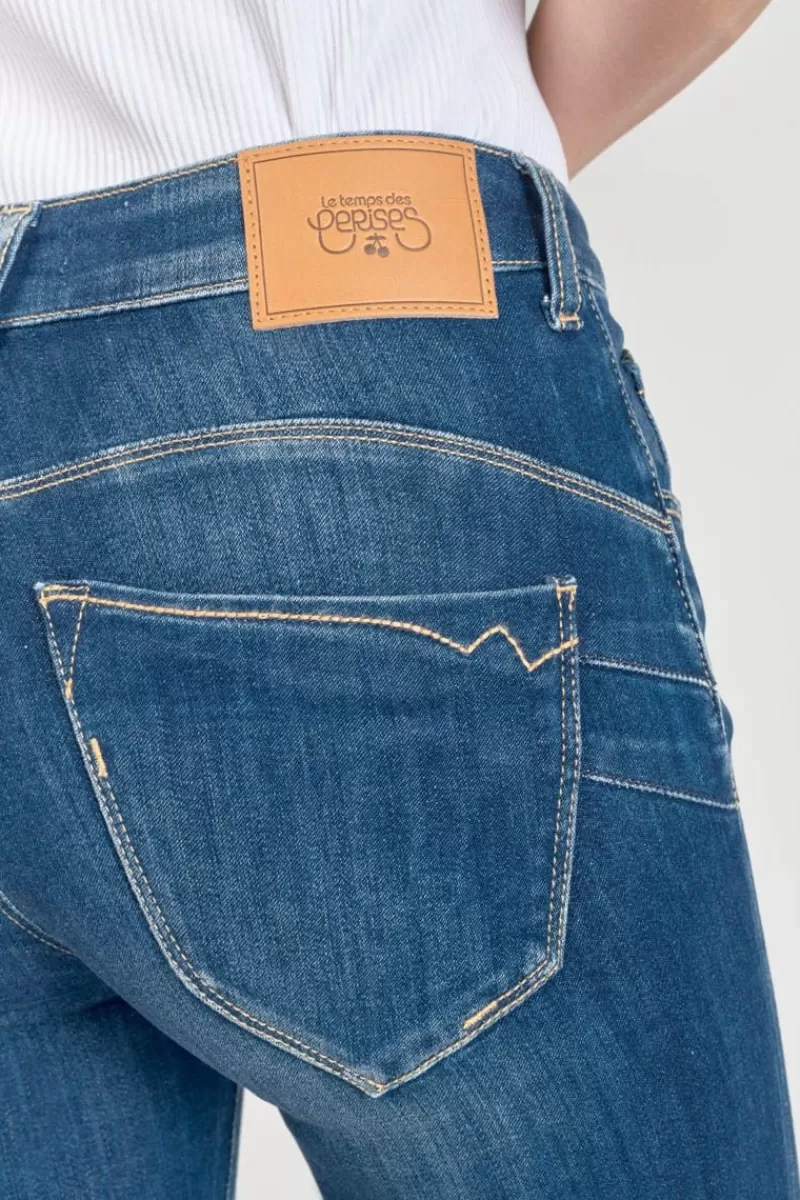 Le Temps des Cerises Coupe Slim-Kirr Pulp Slim Taille Haute 7/8Eme Jeans Bleu N°3 Blue