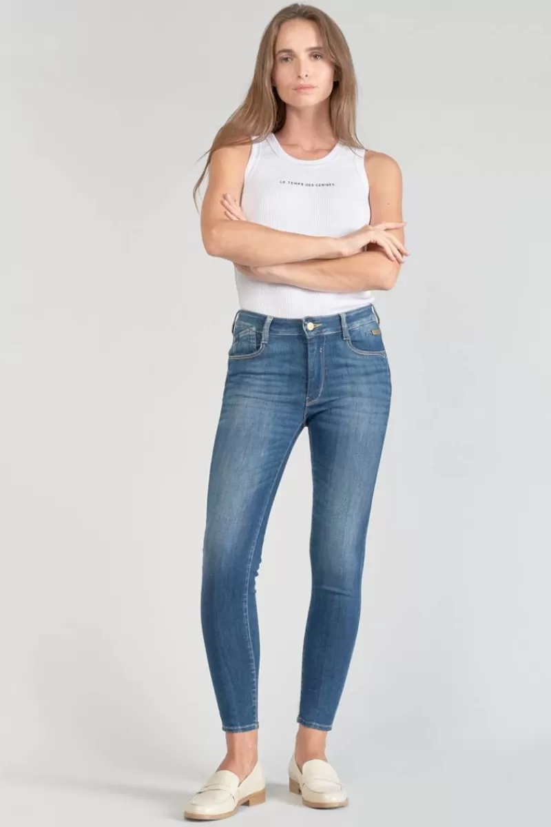 Le Temps des Cerises Coupe Slim-Kirr Pulp Slim Taille Haute 7/8Eme Jeans Bleu N°3 Blue