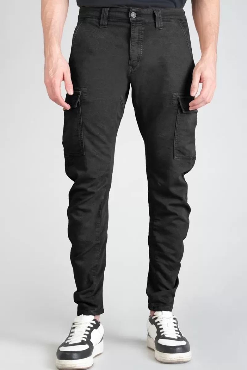 Le Temps des Cerises Pantalons & Chinos-Koge Army Jogg Tapered Arque Noir Black