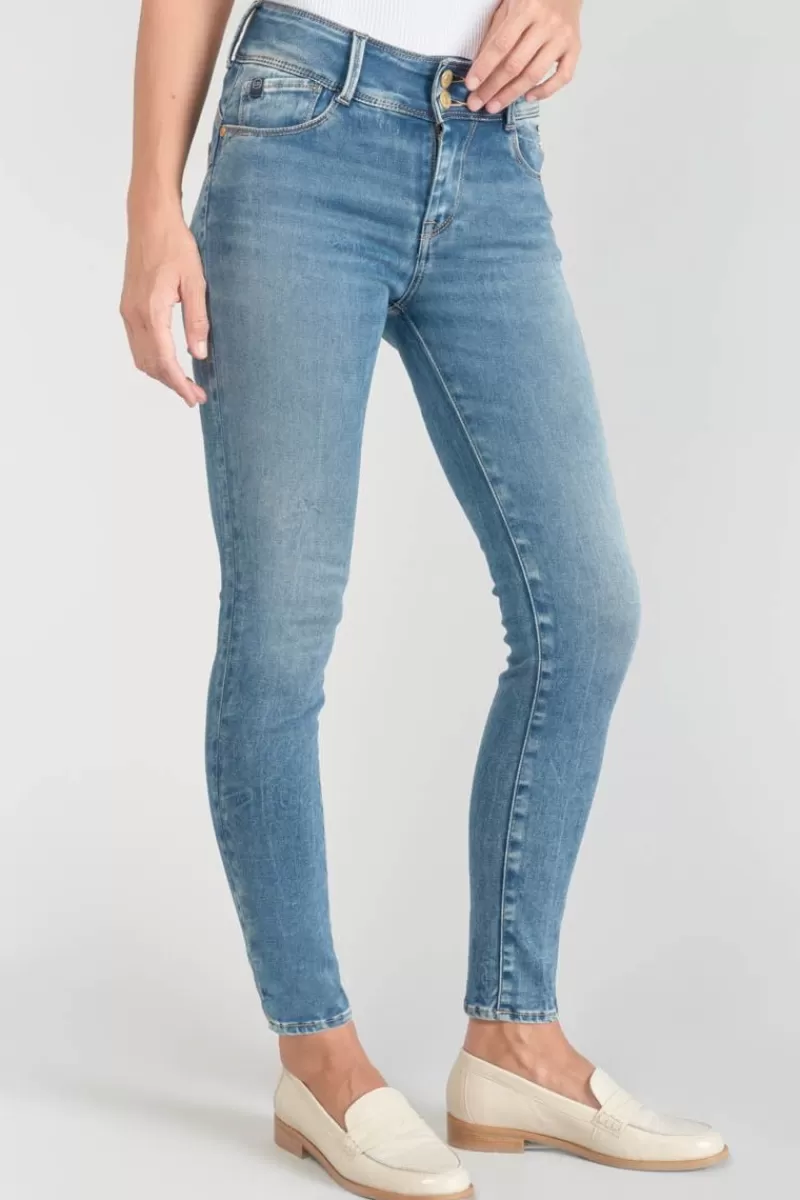 Le Temps des Cerises Coupe Slim-Luri Ultra Pulp Slim Taille Haute 7/8Eme Jeans Bleu N°4 Blue