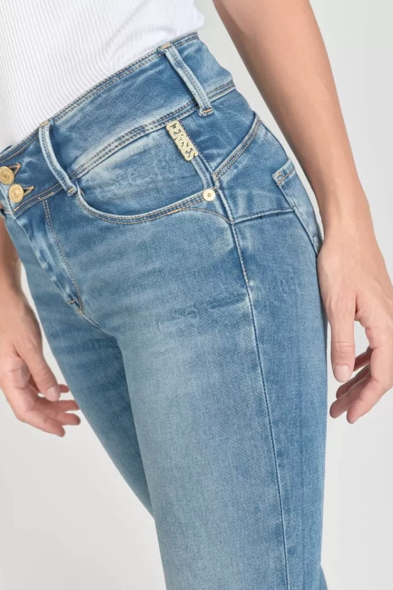 Le Temps des Cerises Coupe Slim-Luri Ultra Pulp Slim Taille Haute 7/8Eme Jeans Bleu N°4 Blue