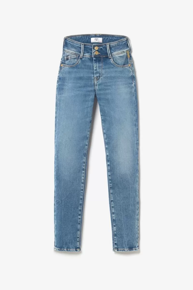 Le Temps des Cerises Coupe Slim-Luri Ultra Pulp Slim Taille Haute 7/8Eme Jeans Bleu N°4 Blue