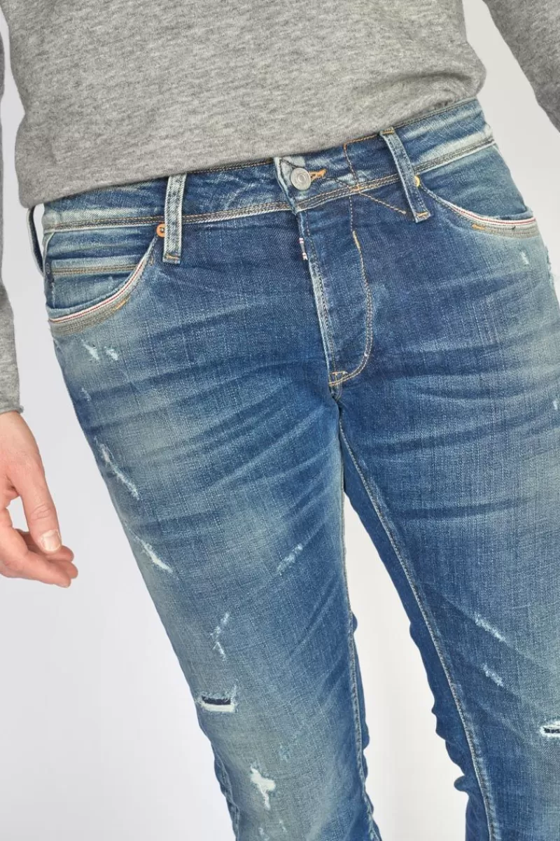 Le Temps des Cerises Coupe Adjusted-Marvin 700/11 Adjusted Jeans Destroy Vintage Bleu N°2 Blue