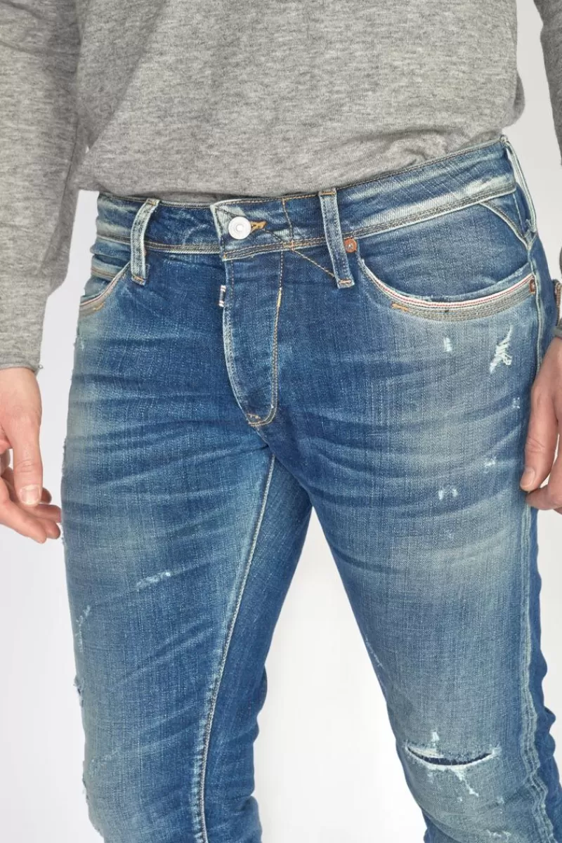 Le Temps des Cerises Coupe Adjusted-Marvin 700/11 Adjusted Jeans Destroy Vintage Bleu N°2 Blue