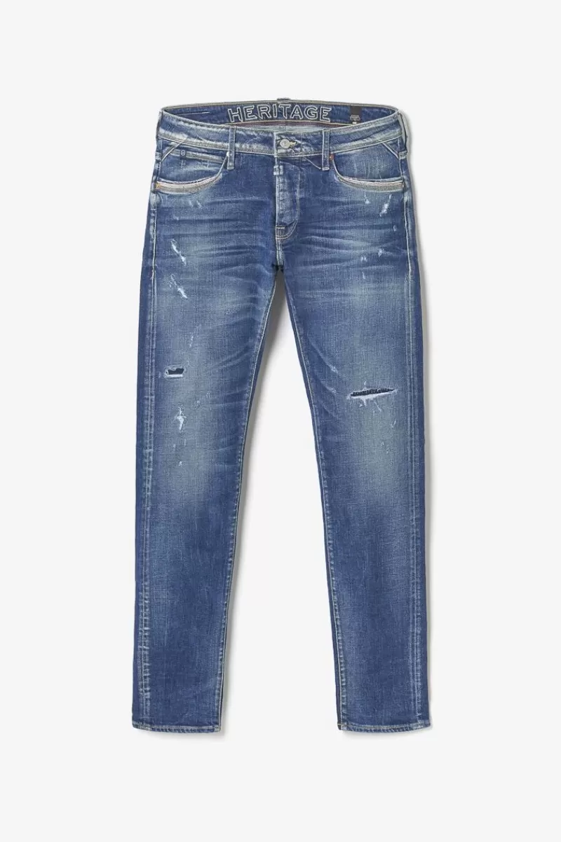 Le Temps des Cerises Coupe Adjusted-Marvin 700/11 Adjusted Jeans Destroy Vintage Bleu N°2 Blue