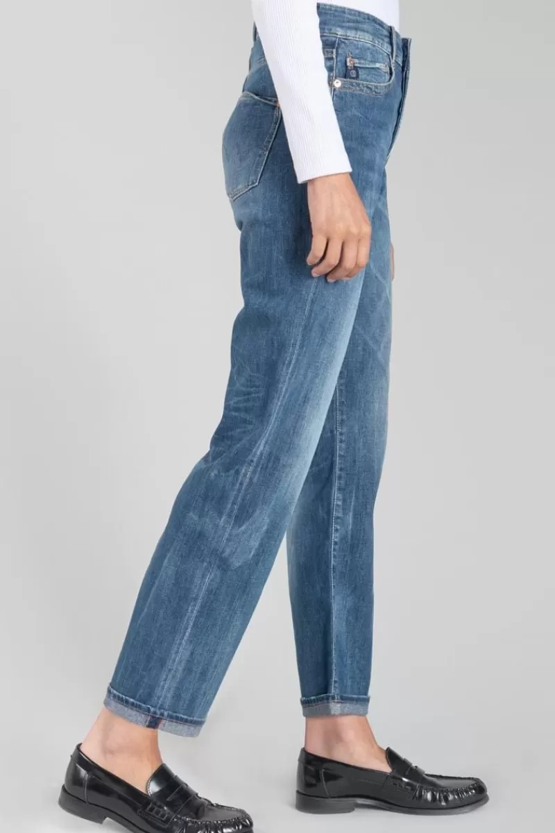 Le Temps des Cerises Coupe Regular-400/18 Mom Regular Taille Haute 7/8Eme Jeans Bleu N°2 Blue