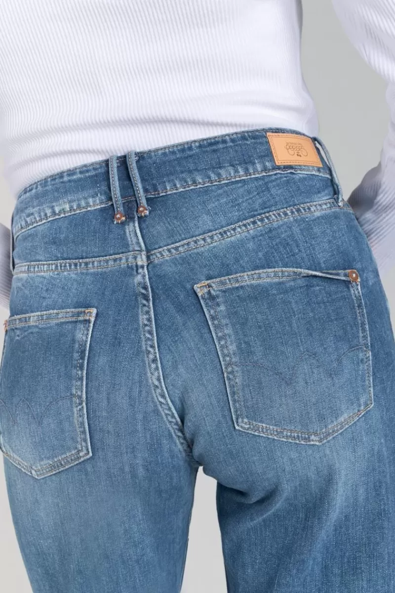 Le Temps des Cerises Coupe Regular-400/18 Mom Regular Taille Haute 7/8Eme Jeans Bleu N°2 Blue