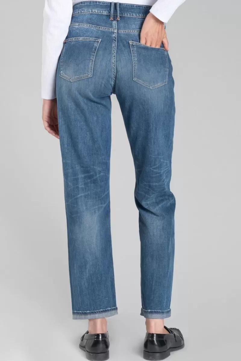 Le Temps des Cerises Coupe Regular-400/18 Mom Regular Taille Haute 7/8Eme Jeans Bleu N°2 Blue